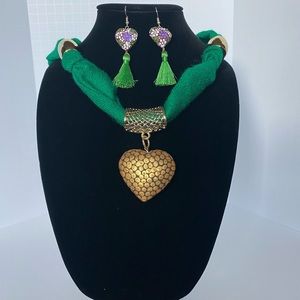 Stunning Mexican Artisan Set of Necklace/earrings